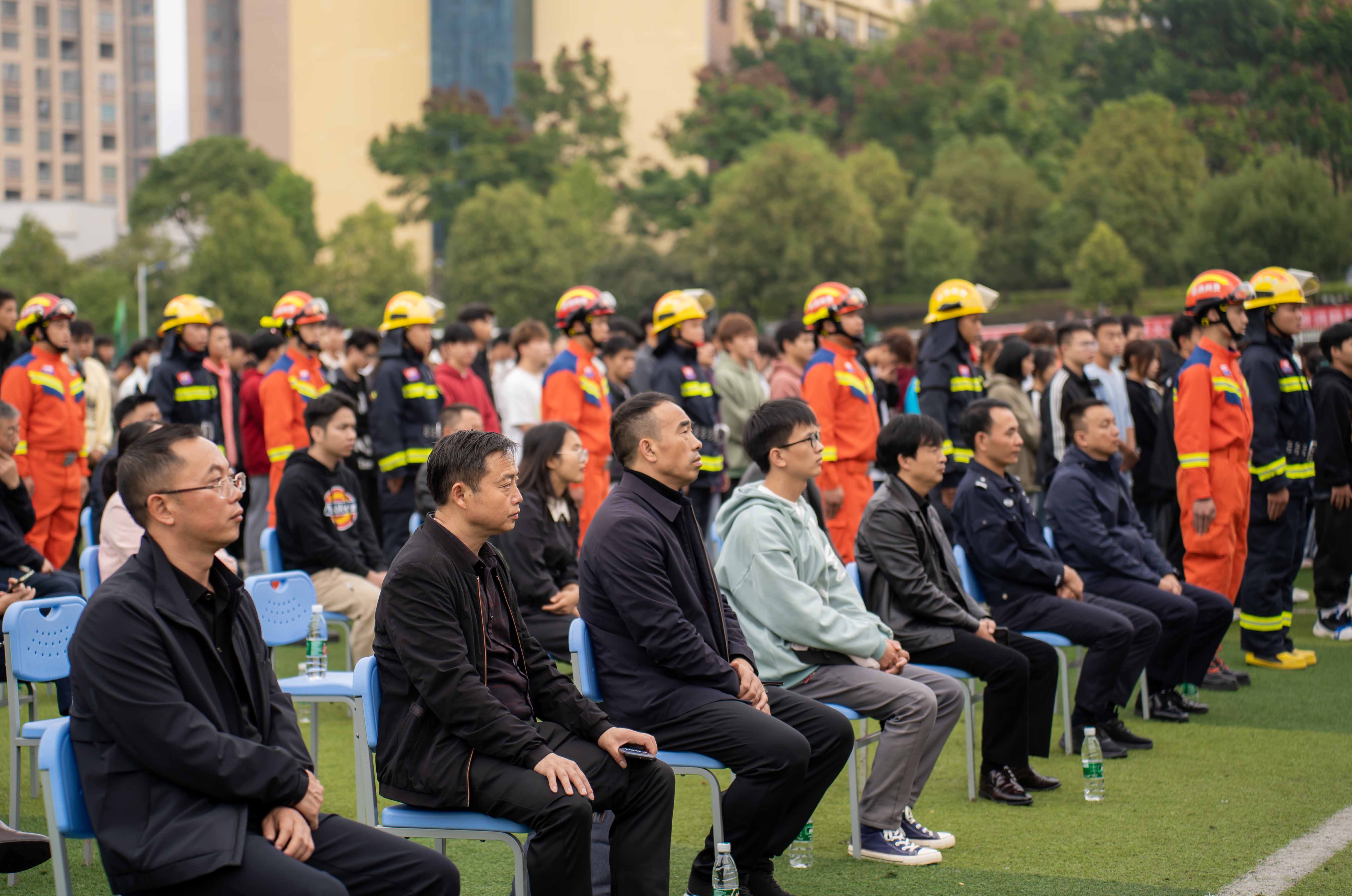 2023年德江县消防宣传月活动启动仪式暨第二届大学生消防技能运动会在hbs红宝石平台举行(图11)